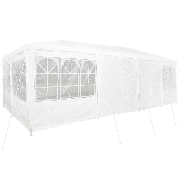 Vidaxl Party Tent White 800 X 400 266 Cm Polyethylene Tents