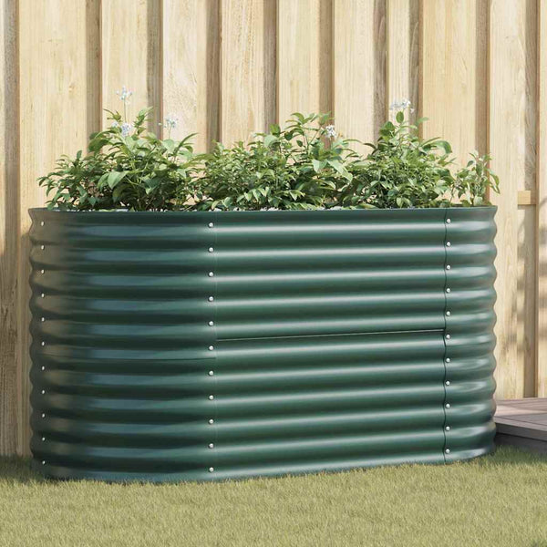 Vidaxl Raise<P>This Modern Raised Bed Is A Top Choice For Anyone Keen On Minimalist Design Providing Sleek And Practical Solution Outdoor Gardening Fa