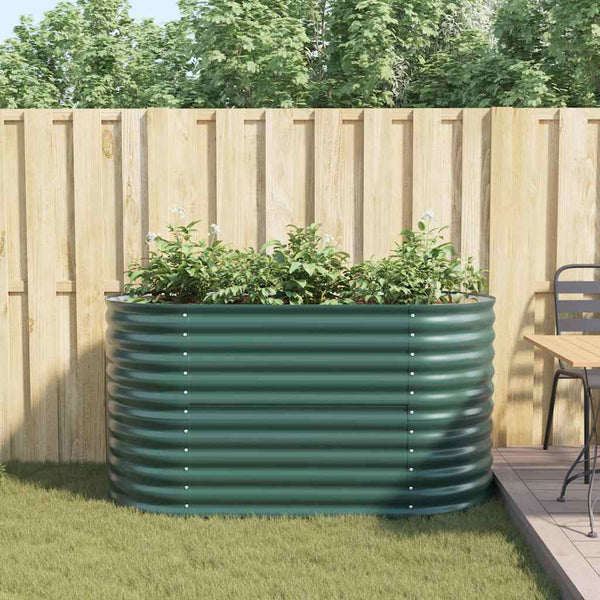 Vidaxl Raise<P>This Modern Raised Bed Is A Top Choice For Anyone Keen On Minimalist Design Providing Sleek And Practical Solution Outdoor Gardening Fa