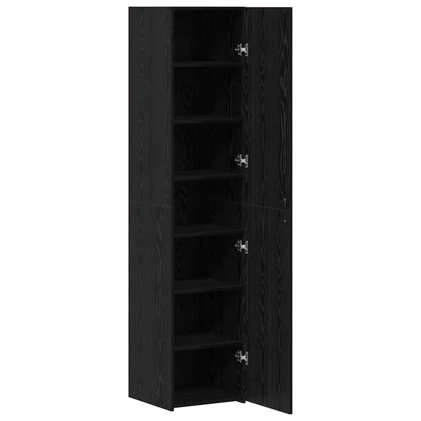 Vidaxl Highboard Black Oak 40 X 425 185 Cm Sideboards & Buffets