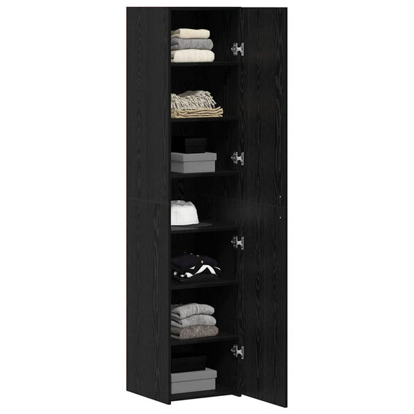 Vidaxl Highboard Black Oak 40 X 425 185 Cm Sideboards & Buffets