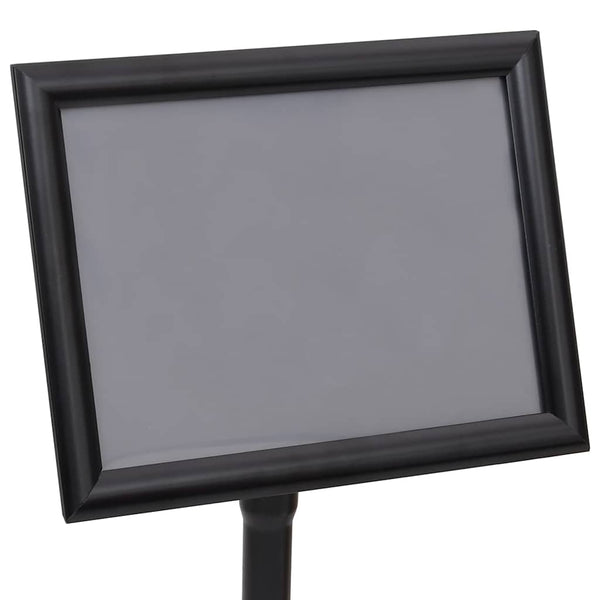 Vidaxl Poster Stands 2 Pcs Black 32.7 X 24 108 Cm Aluminium Restaurant Signs