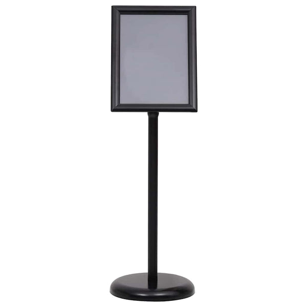 Vidaxl Poster Stands 2 Pcs Black 32.7 X 24 108 Cm Aluminium Restaurant Signs