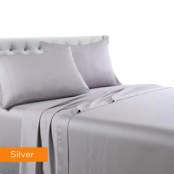1200Tc Hotel Quality Cotton Rich Sheet Set Single Sheets