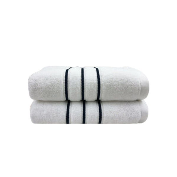Amor Classic Dobby Stripe Super Soft Premium Cotton Bath Towel 2 Pcs