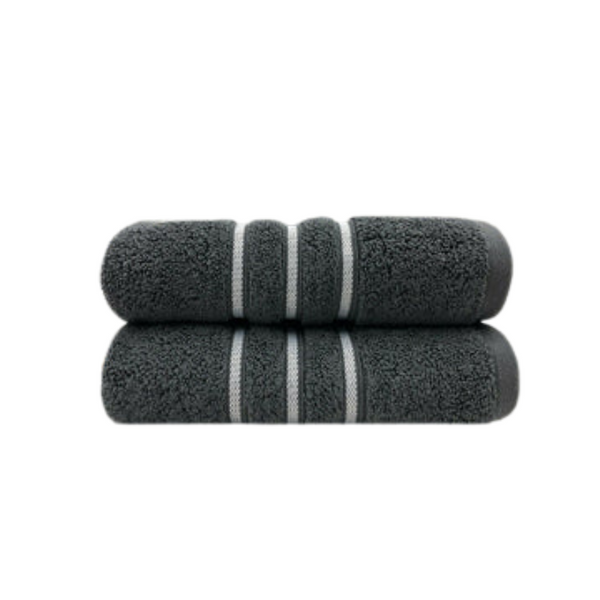 Amor Classic Dobby Stripe Super Soft Premium Cotton Bath Towel 2 Pcs Towels & Washcloths