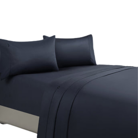 1000Tc Egyptian Cotton Fitted Sheet And 2 Pillowcases Mega Queen Sheets