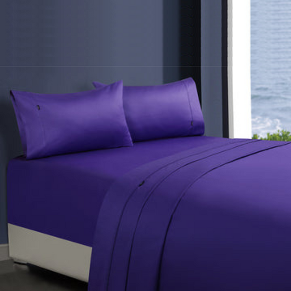 1000Tc Egyptian Cotton Sheet Set Single Sheets