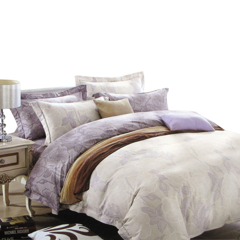 250Tc Gilmore Cotton Reversible Quilt Cover Set Quilt Covers