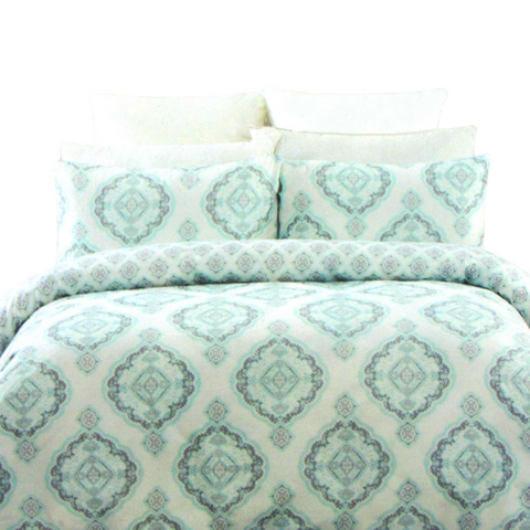 225Tc Persia Cotton Rich Easy Care Quilt Cover Set Queen Quilt Covers