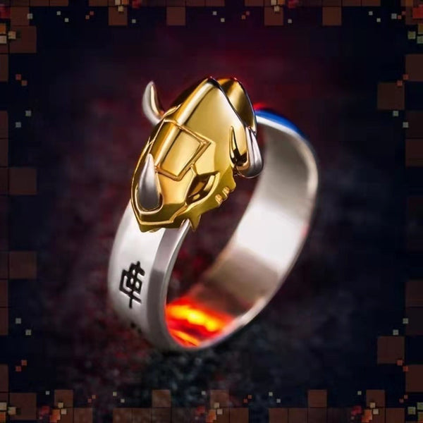 Classic Digimon Ring Tyrannomon Sword Metal Garurumon Anime Thai Silver Couple For Men And Women Rings