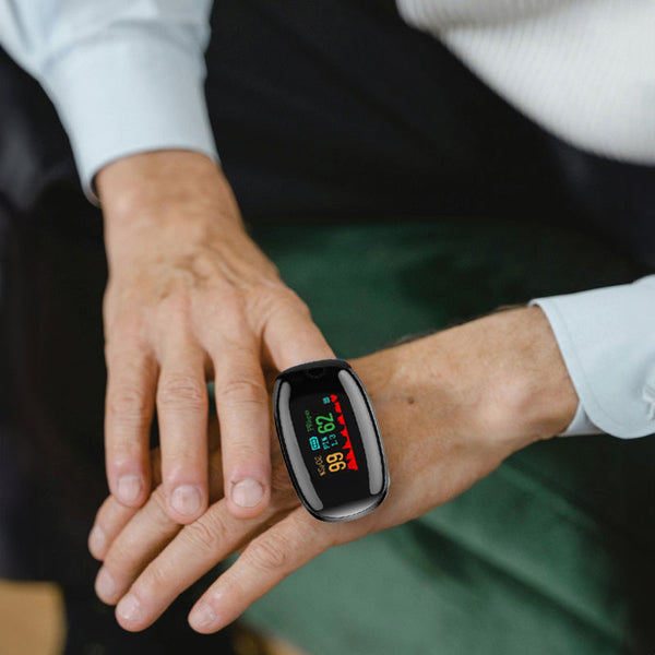 Reusable Lightweight Finger Pulse Oximeter For Outdoor Enthusiasts (Hiking Skiing Cycling) Oximeters