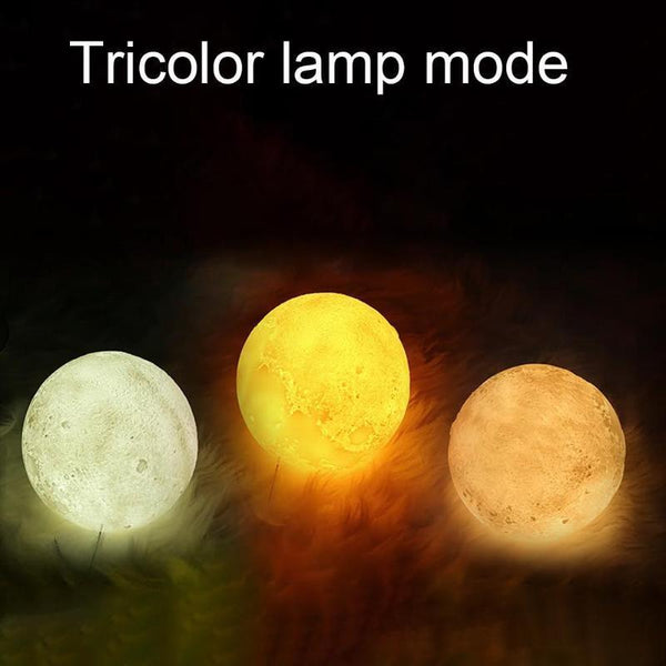 3D Moon Light Humidifier Usb Rechargeable Household Diffuser Aromatherapy Table Lamp