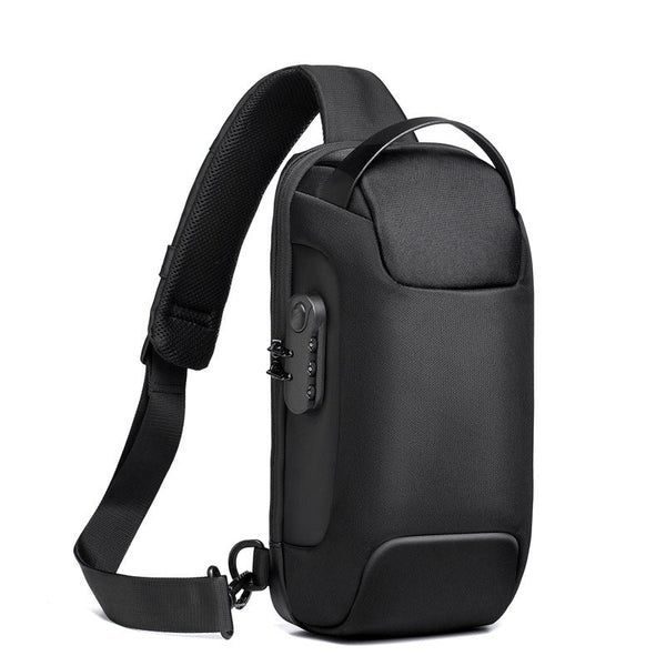 Waterproof Usb Antitheft Bag Men Oxford Crossbody Shoulder Sling Multifunction Bags