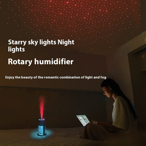 Projection Starry Sky Top Ambient Light Humidifier Portable Car Home Usb Spray Humidifiers