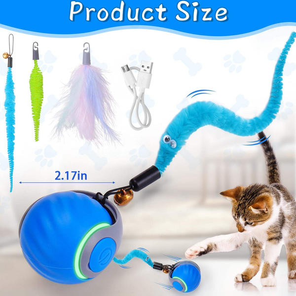 Pet Attraction Intelligent Interactive Cat Tumbler Ball Teaser Toy Cat Toys