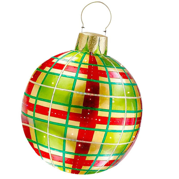 Giant Christmas Ornament Ball Outdoor Pvc 60Cm Inflatable Bauble Seasonal Decorations
