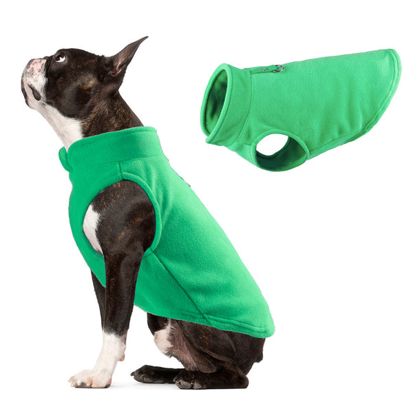 Dog Clothing Thickened Solid Color Fleece Pet Supplies Dog Clothing & Shoes