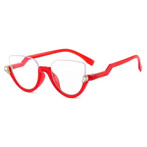 Transparent Cat Eye Prescription Glasses Frame Women Men Eyewear Optical Spectacle Diamond Clear Lens Eyeglasses Eyeglass Frames