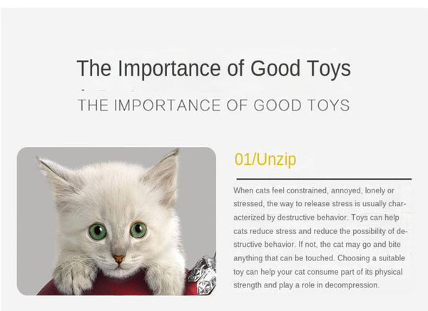 Pet Cat Toy Set Tunnel Teaser Wand Bell Supplies Combination Cat Toys
