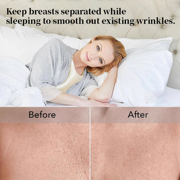 Anti Wrinkle Chest Support Pillow Washable Fade Proof Bra Care Pad For Side Sleepers Dcollet Line Prevention Pillows