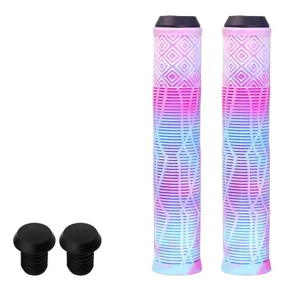 165Mm Bike Handlebar Grips (Soft Rubber) Bikes/Scooters/Mtb Colored Plugs Handlebar Grips Tape & Pads