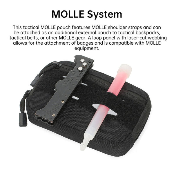 Molle Tactical Waist Pack Multifunctional Edc Admin Pouch For Outdoor Waist Packs & Bags