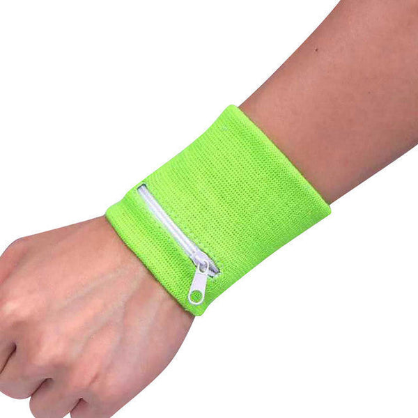 Zipper Wrist Wallet Key Coin Bag Sports Pouch Running Fitness Stylish Wristband Wallets