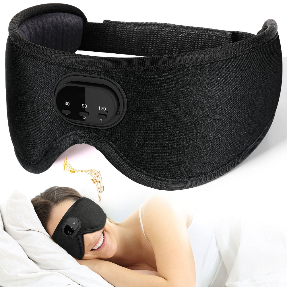 Bluetooth White Noise Milk Silk 3D Eye Socket Full Blackout Breathable Smart Music Sleep Mask Sleep Masks