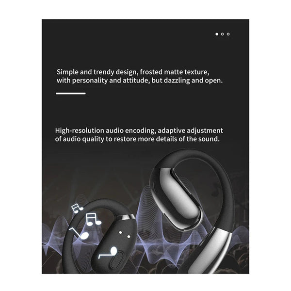 A38 Wireless Bluetooth 5.4 Hi Fi Stereo Music Earphones Ear Hook Sports Headsets For Running Headphones