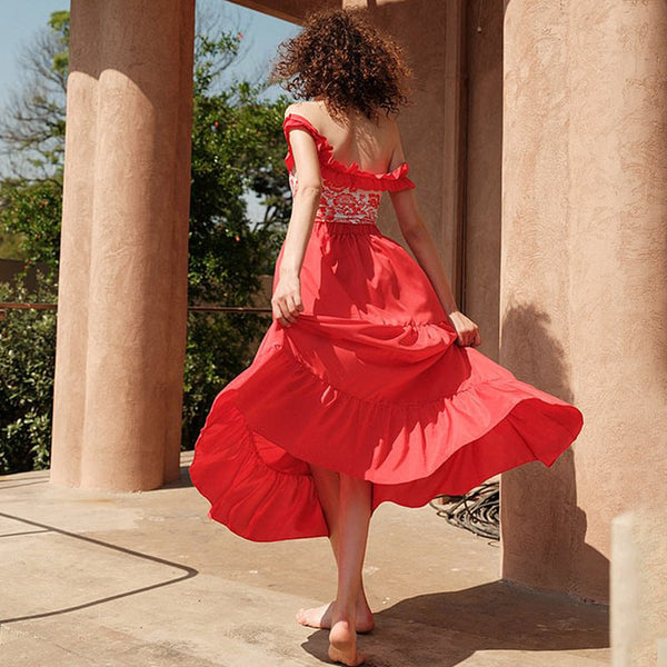 And American Printed One Piece Swimsuit Women's Vacation Beach Swimwear