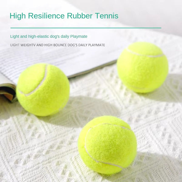 Dog Toy Rubber Elastic Tennis Ball Small And Medium Sized Bite Dog Toys
