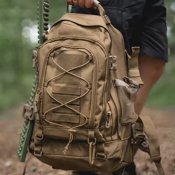 65L Men's Outdoor Tactical Backpack: Large Capacity Ideal For Hiking Camping And Travel. Military Style Rucksack Rucksacks