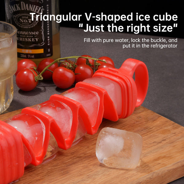 Creative Ice Cube Mold 10 Grid Pull Out Bar Silicone Tray For Home Bars & Kitchens Ice Cubes Trays & Moulds