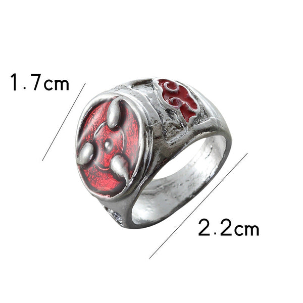 Anime Naruto Uchiha Sasuke Ring Factory Direct Sale Rings