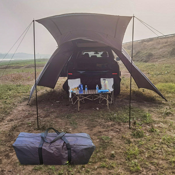 Large Multifunctional Outdoor Zipper For Camping Water Repellent Rainproof Sunscreen Multiple People Tents