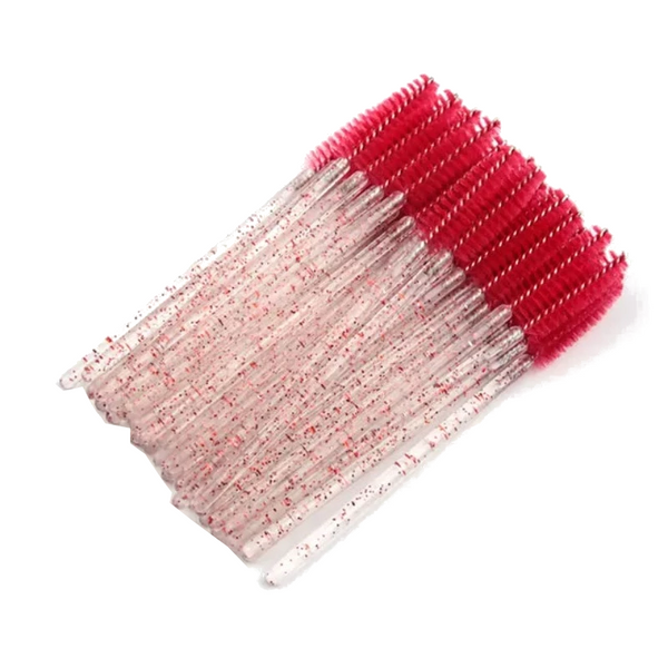 50 Pcs Eyelash Makeup Disposable Mascara Wands Applicator Spoolers Lashes Cosmetic Tools Brushes