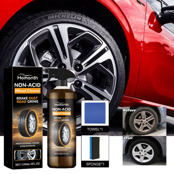Non Acid Wheel Cleaner Hub Renovation Cleaning And Polishing Maintenance Multi Functional Agent Cleaning Waxing & Valeting