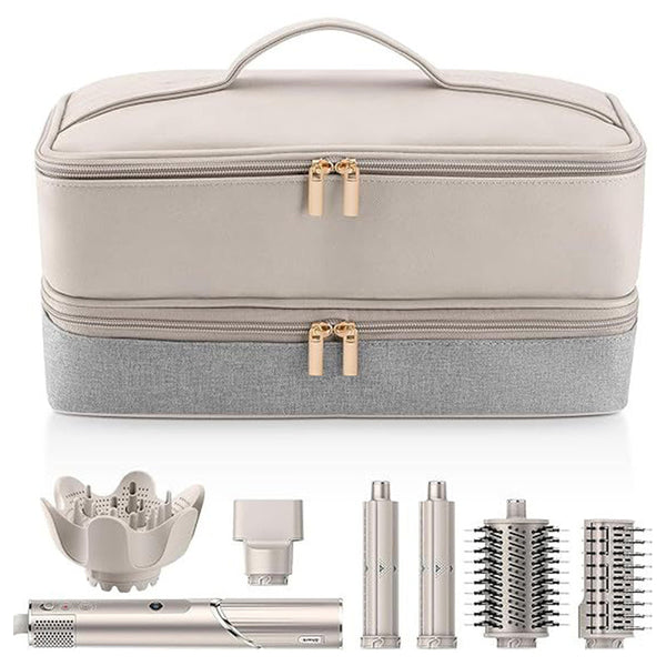 2 Layer Waterproof Case For Hair Stylers (Fit Shark Flexstyle Dyson Airwrap Revlon Etc.) Storage Bags