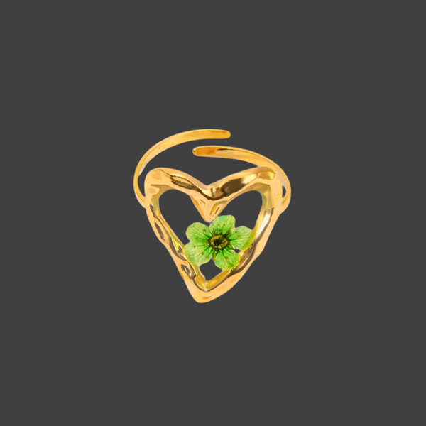 Stainless Steel Eternal Flower Ring Rings