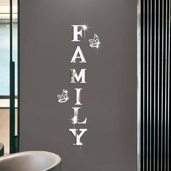 Acrylic Room Entrance Porch Background Decoration Wall Stickers