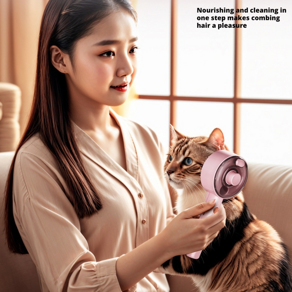 Animal Hair Remover Brush For Dogs And Cats With Self Cleaning Functionality Dog Grooming