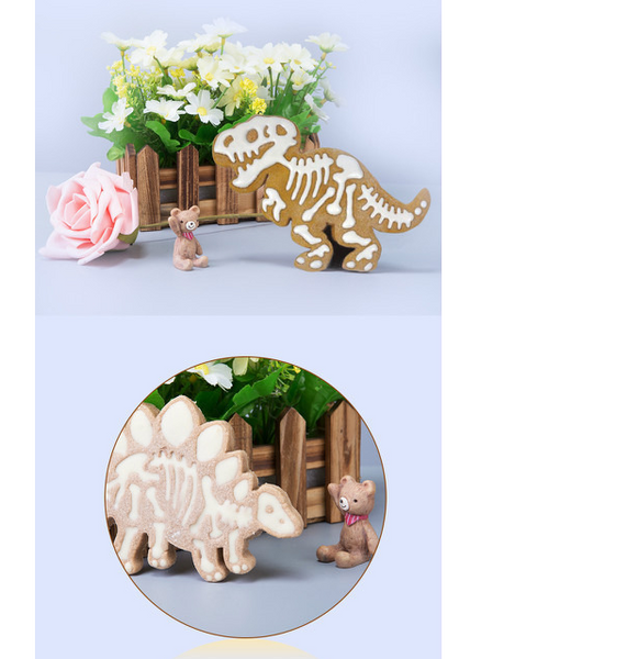 Set Of Dinosaur Baking Molds Cookie Cutter Tools Cookie Cutters