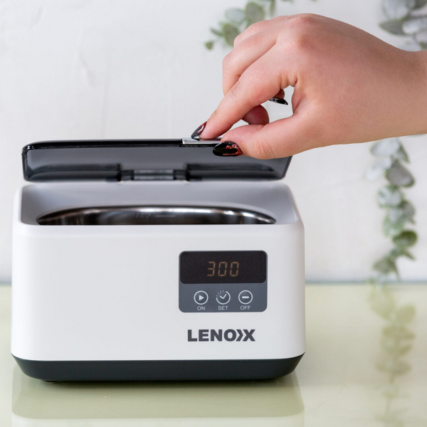 Veile Studios 50W Ultrasonic Jewellery Cleaner 4800Hz W/ 600Ml Tank And Led Display Cleaners & Polish