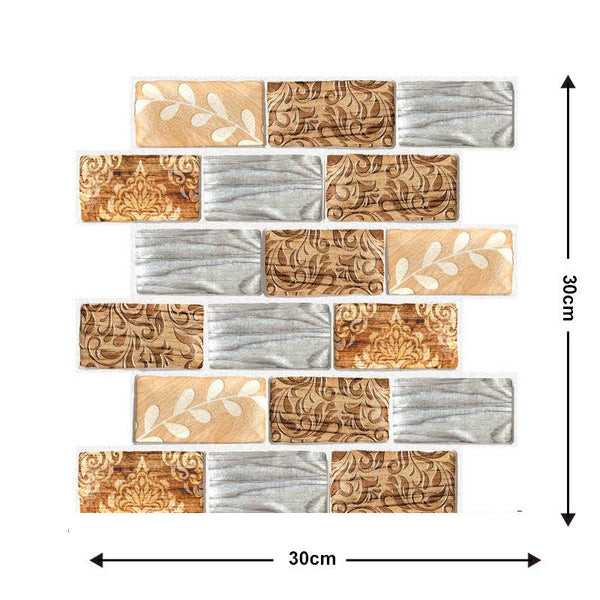 3D Brick Wallpaper Living Room Bedroom Kitchen Easy Stickers Wall Stickers