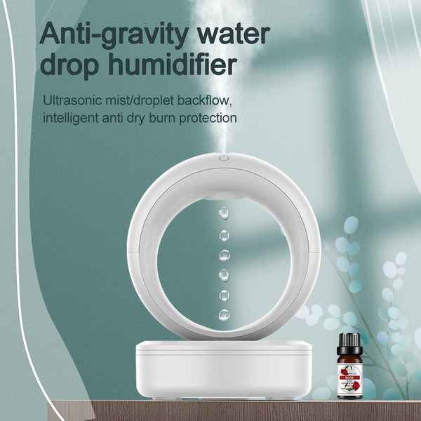 Anti Gravity Air Humidifier Mute Countercurrent Levitating Water Drop Humidifiers