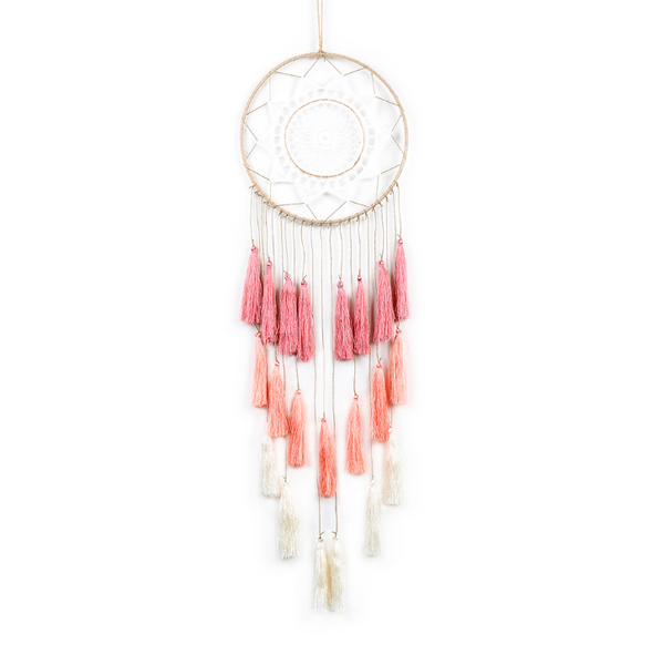 Dreamcatcher With Lace Tassels Boho Wall Hanging Art Decor Tapestries