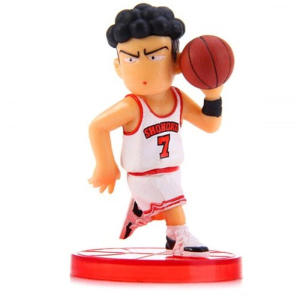 8Cm Cartoon Model Slam Dunk Characteristic Action Figurine Toy 5Pcs White Character Figurines