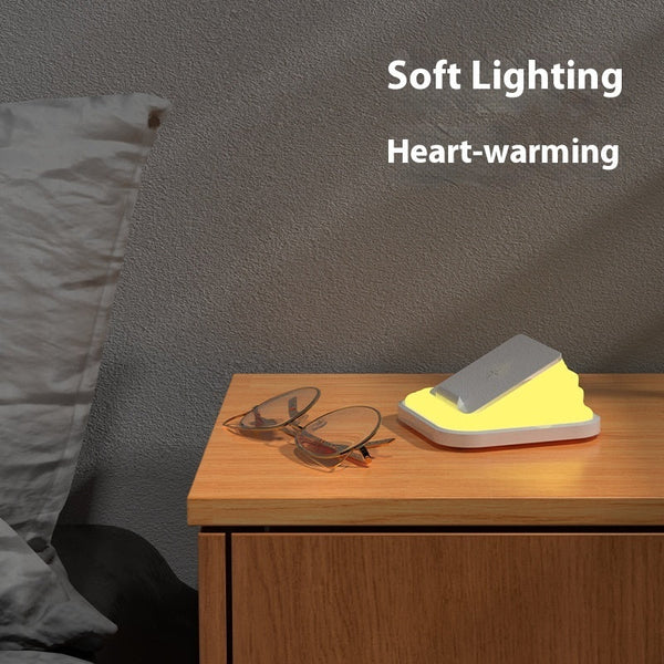 Smart Wireless Charger With Seven Colour Ambience Light For Mobile Accessories Chargers & Cradles