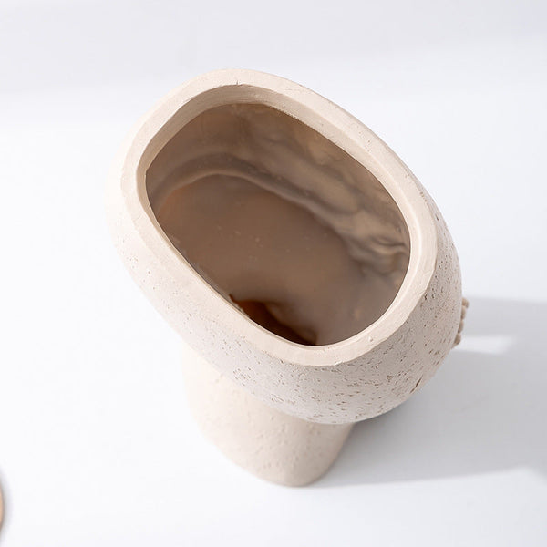 Resin Face Vase Planters Flowerpots Vases